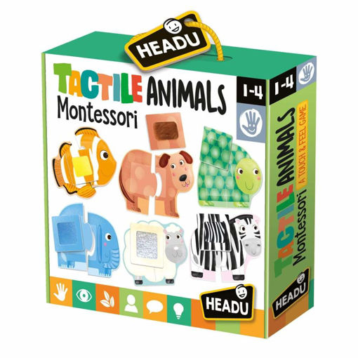 Picture of HEADU TACTILE ANIMALS PUZZLE